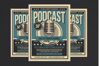 Podcast Live Flyer