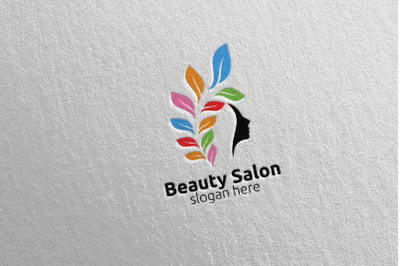 Natural Beauty Salon Logo 46