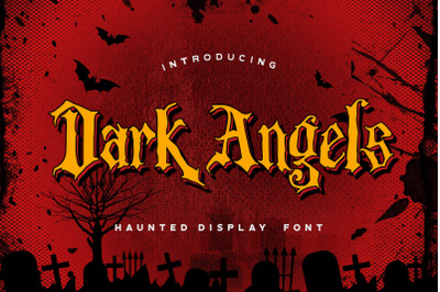 Dark Angels - Haunted Display Font