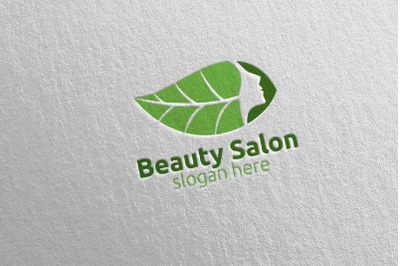 Natural Beauty Salon Logo 48