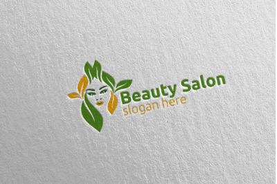 Natural Beauty Salon Logo 50