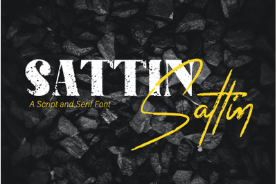 Sattin - Texture Font Duo