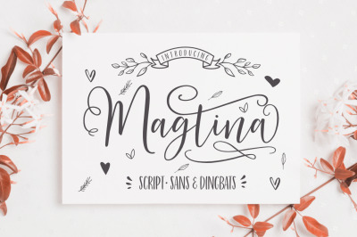 Magtina | Font Duo with Dingbats