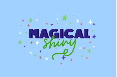 Magical Shiny | Handwritten Font