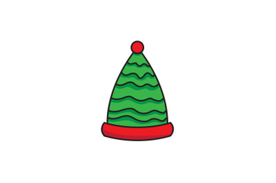 Melted Pattern Dwarf Hat Christmas Icon