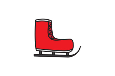 Ski Shoes Christmas Icon