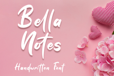Bella Notes - Handwritten Font