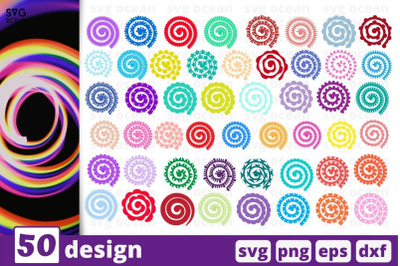 Rolled Flower SVG Bundle