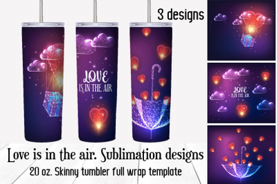 Love is in the air sublimation designs.