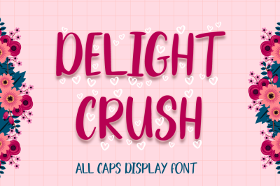 Delight Crush - Lovely Font