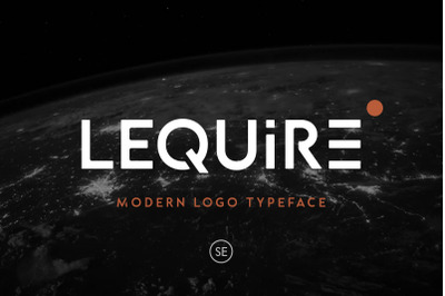 Lequire - Modern Logo Typeface