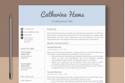 Creative Resume Template Ms Word