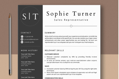 Functional Resume Template Word &amp; Pages