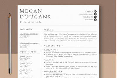 Skills-based Resume Template Mac Pages &amp; Word