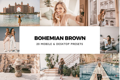 20  Bohemian Brown LR Presets