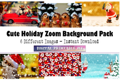 Christmas Zoom Background, Cute Xmas, funny holiday owl, fun, unique s