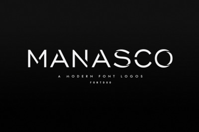 Manasco -A Modern Font Logos