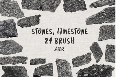 Stone Brushes for Photoshop, ProCreate .ABR
