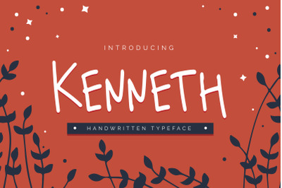 Kenneth - Handwritten Typeface