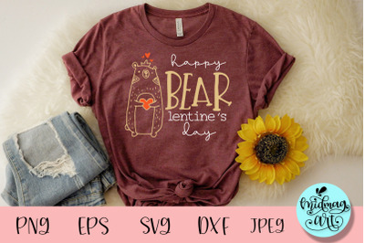 Happy bear lentines day svg, valentine svg