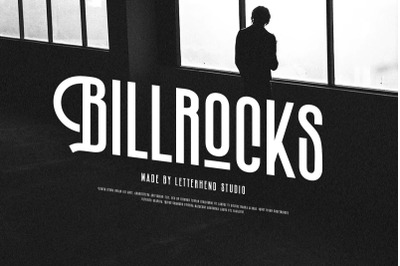 Billrocks - Sans serif Display Font