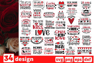 Valentines day SVG Bundle