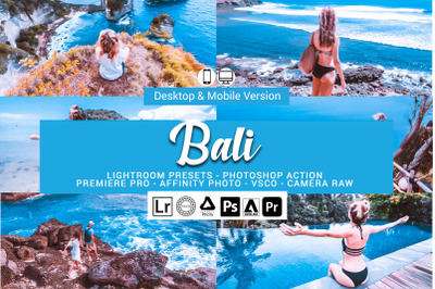 20 Bali Presets,Photoshop actions,LUTS,VSCO