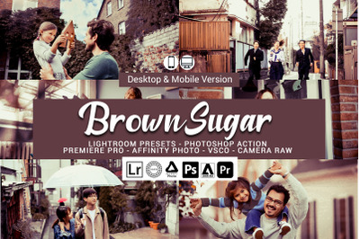 20 Brown Sugar Presets,Photoshop actions,LUTS,VSCO