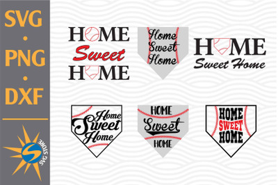 Home Sweet Home Baseball SVG, PNG, DXF Digital Files Include