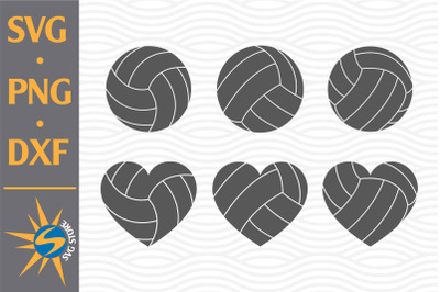 Volleyball SVG, PNG, DXF Digital Files Include