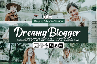 20 Dreamy Blogger Presets,Photoshop actions,LUTS,VSCO