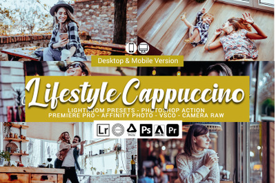 16 Lifestyle Cappuccino Presets,Photoshop actions,LUTS,VSCO