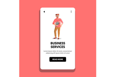 Business Services Businessman Consultant Vector