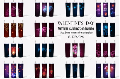 Valentines tumbler sublimation bundle