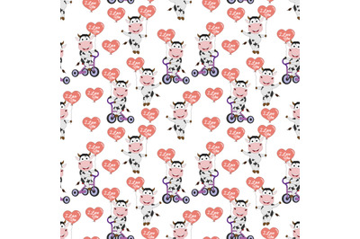 cute cow pattern