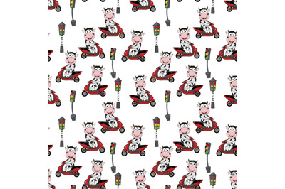 cute cow pattern