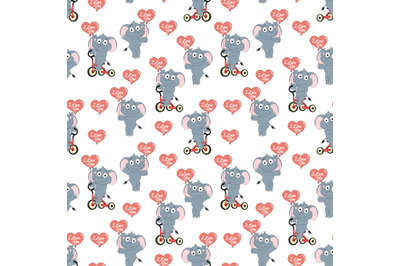 cute elephant pattern