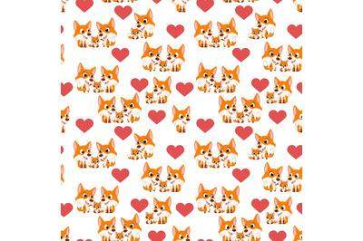 cute fox pattern