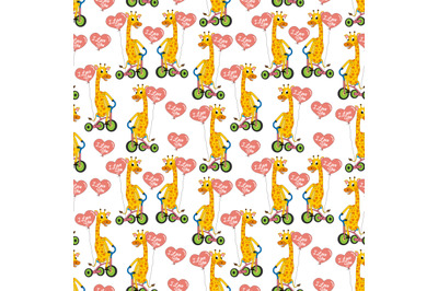 cute giraffe pattern