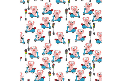 cute pig pattern