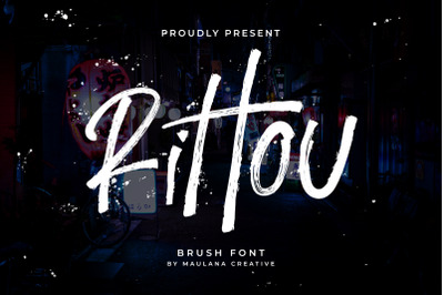 Rittou Brush Font