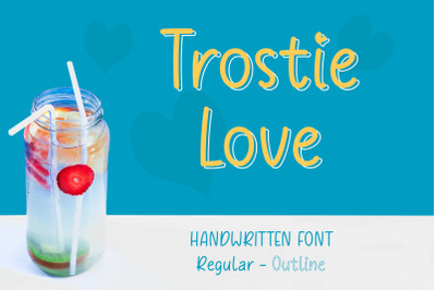 Trostie Love - Handwritten Font
