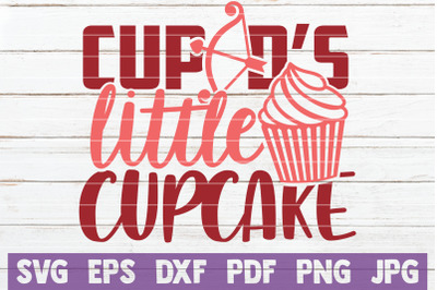 Cupid&#039;s Little Cupcake SVG Cut File