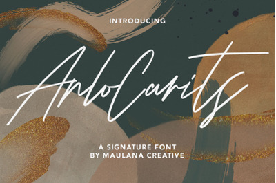 Arlo Carits Signature Font