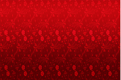 Red European Pattern Background