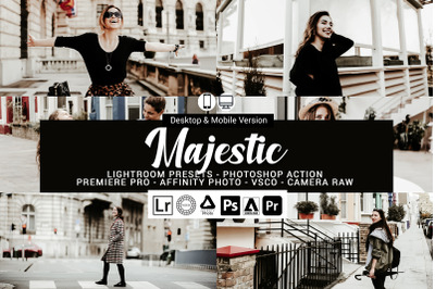 20 Majestic Presets,Photoshop actions,LUTS,VSCO