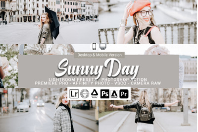 20 Sunny Day Presets,Photoshop actions,LUTS,VSCO