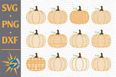 Pumpkin Pattern SVG&2C; PNG&2C; DXF Digital Files Include