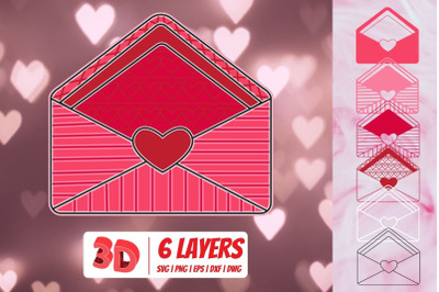 3D Envelope Valentine