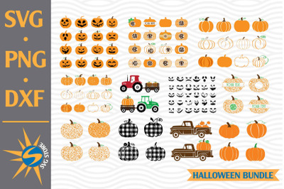 Pumpkin Bundle SVG, PNG, DXF Digital Files Include